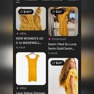 Brand: Love, Fire - Yellow Dress Size Large